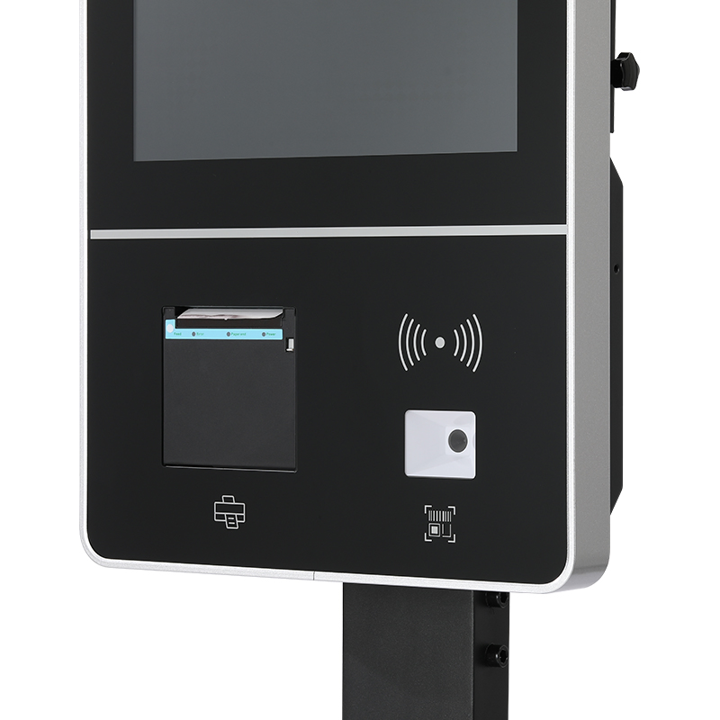 21.8 Inch Self Service Floor Standing Koisk with Stand Interactive Ordering Koisk for Shopping Mall