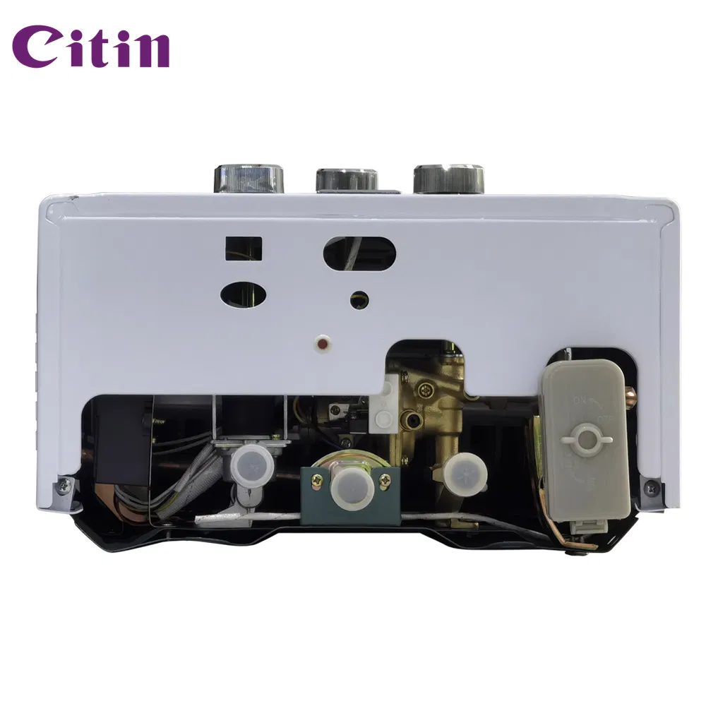 Проточный газовый водонагреватель с медным баком 6-12л