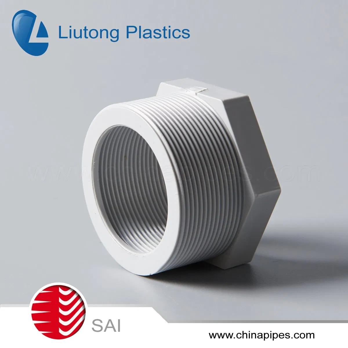 Asnzs2053 Electrical Standard PVC Thread Reducer UPVC Plastic Male Reducer