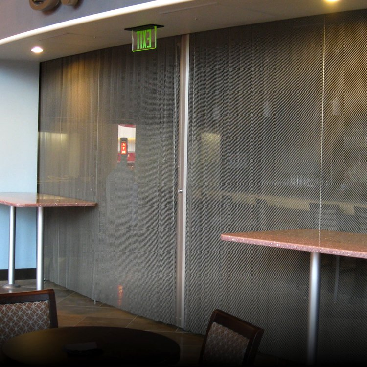 Decorative Metal Mesh Partitions for Architectural Interior Decoration