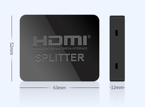HDMI Splitter 2way, One Input Two Output