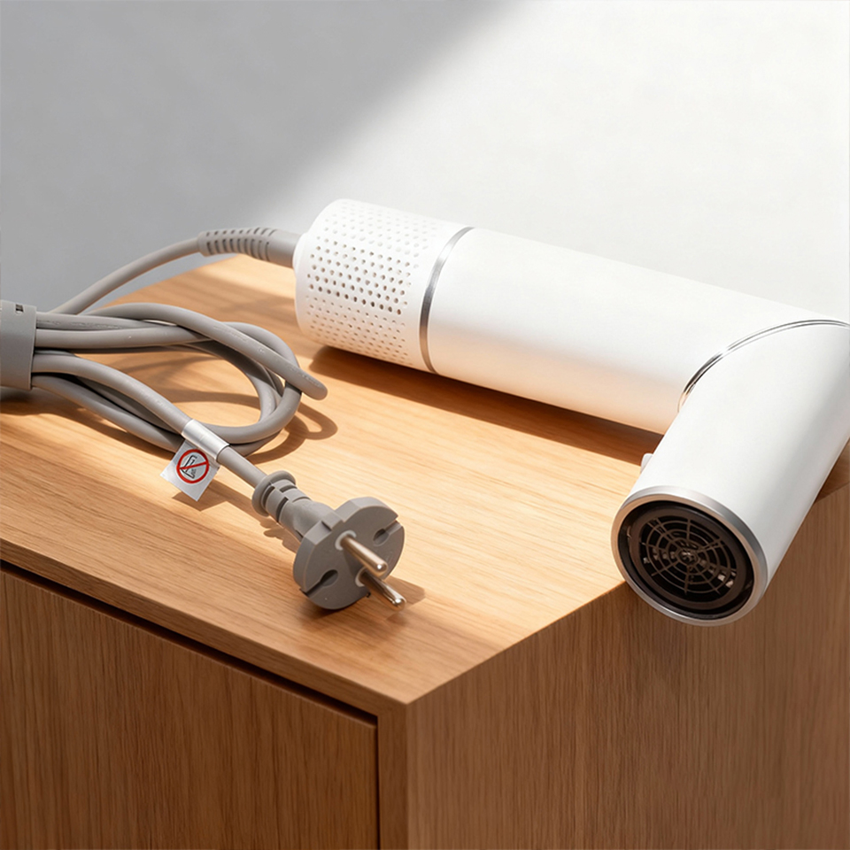 Hair Dryer Professional Salon Foldable Handle Compact Travel
