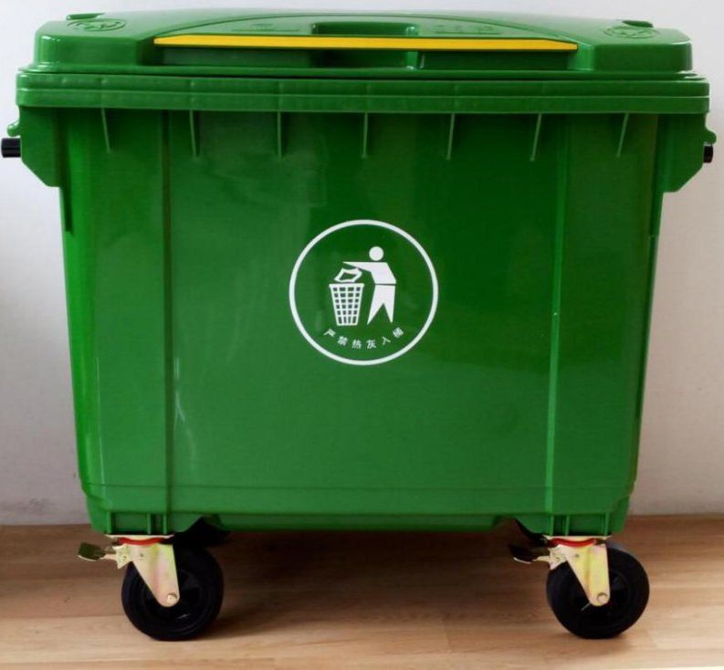 Мусорный контейнер 660 л с колесами