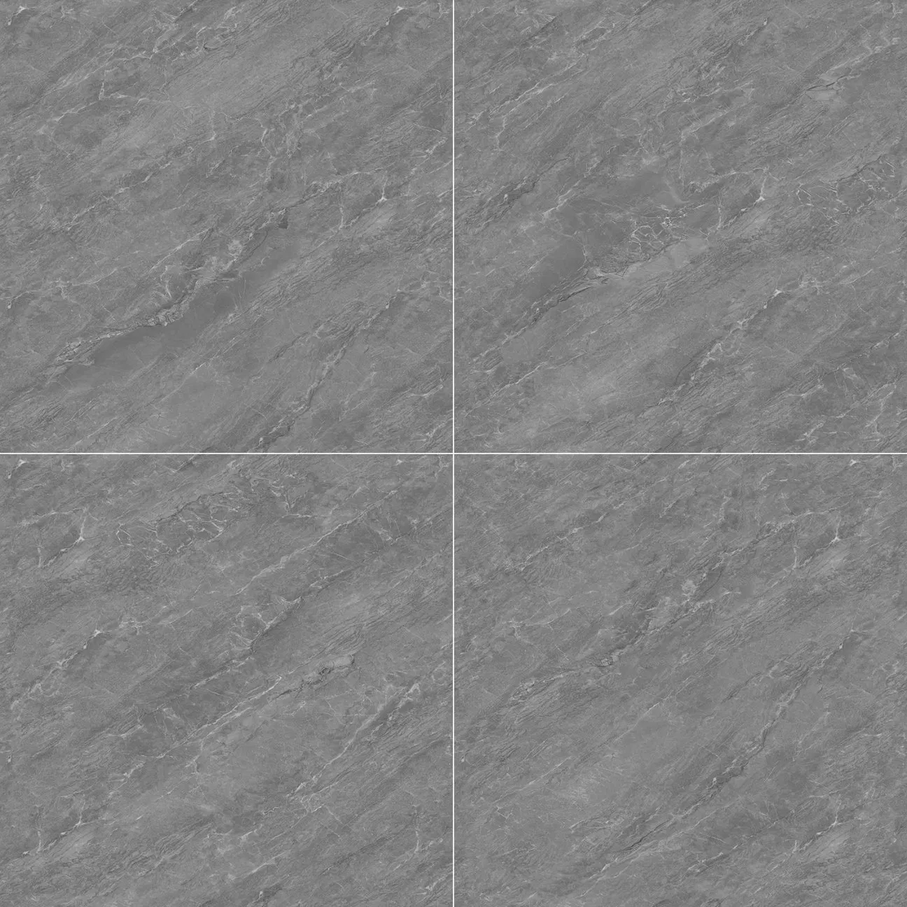 Dark Grey High Gloss Marble Tile Luxury Design for Bathroom 60*60cm Cheap Price