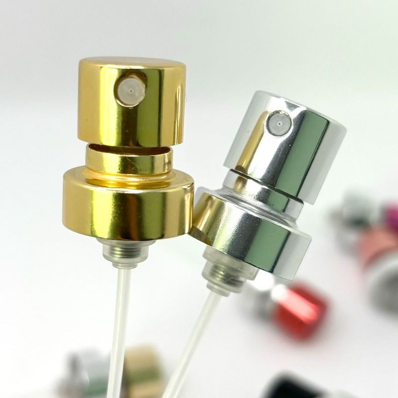 Aluminum Crimp Fine Mist Continuous Spray Pump for 15mm Caliber Perfume Bottle
