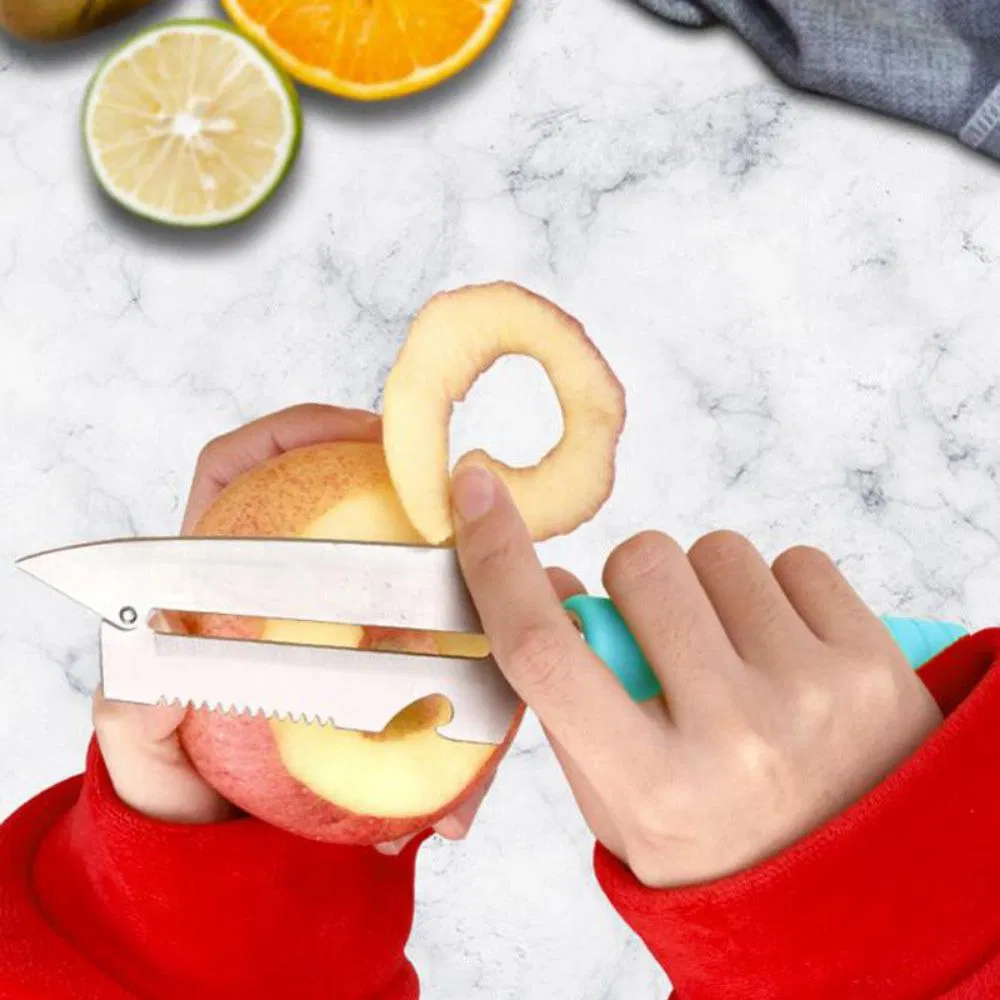 Multifunctional Peeler Knife Veggie Fruit Stainless Steel Slicing Bl12283