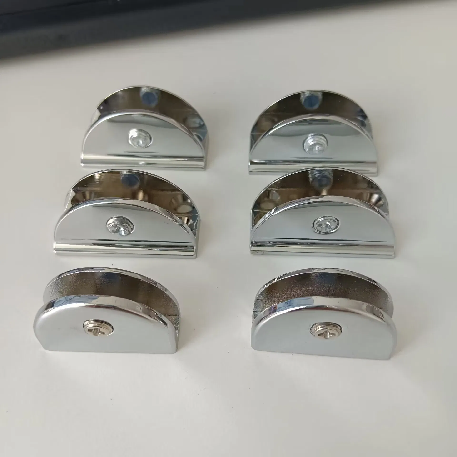 Stainless Steel 304 316 Shower Mini Hinge Round Glass Clamp Bathroom Fitting Shelf Support
