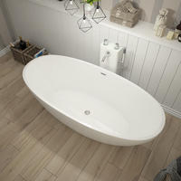 Акриловая угловая ванна с гидромассажем