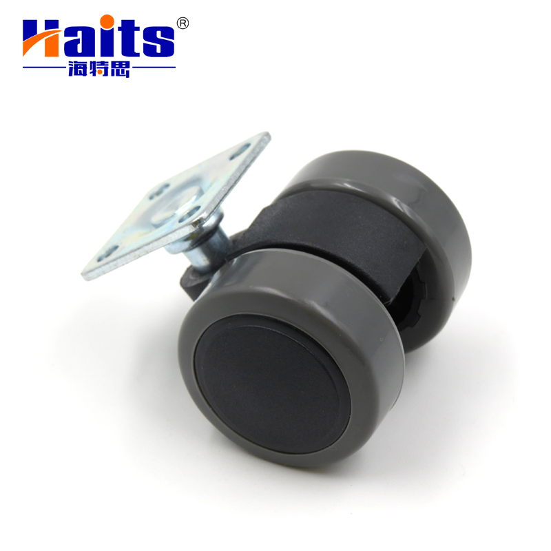 China Furniture Fittings Plate Mount Casters Wheel Manufacturer and Supplier