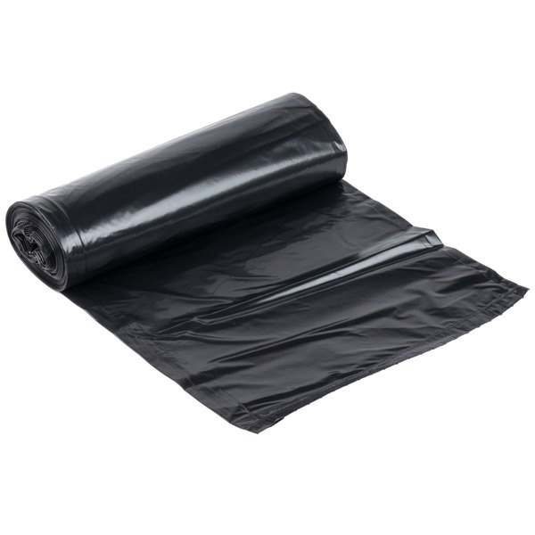 China Factory Direct Black Plastic Garbage Rubbish Bag on Roll