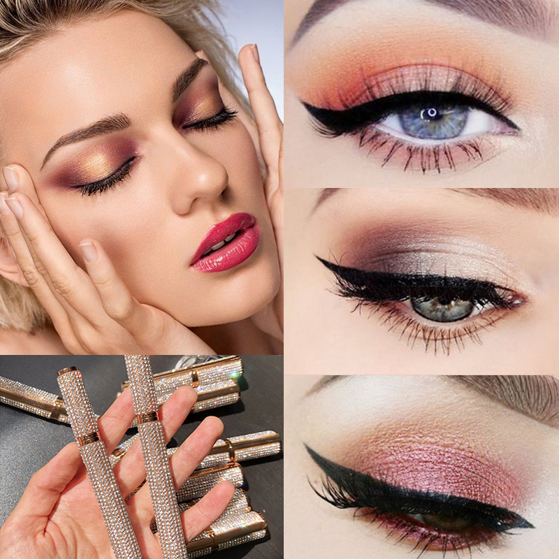 Makeup Waterproof Natural Smooth Quick Dry Lasting Black Diamond Eyeliner