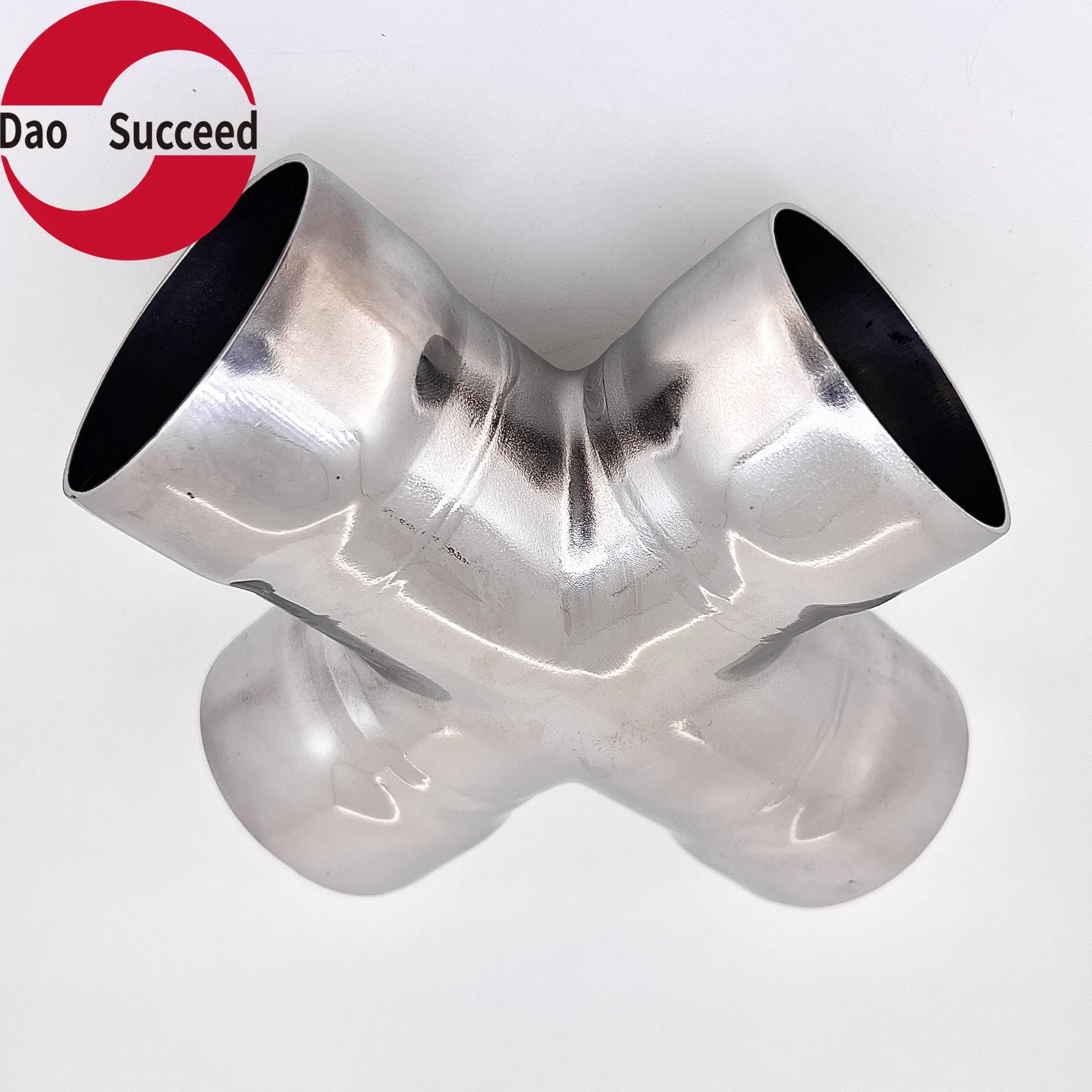 100mm Socket-Weld Plumbing Fittings Straight Cross Stainless Steel