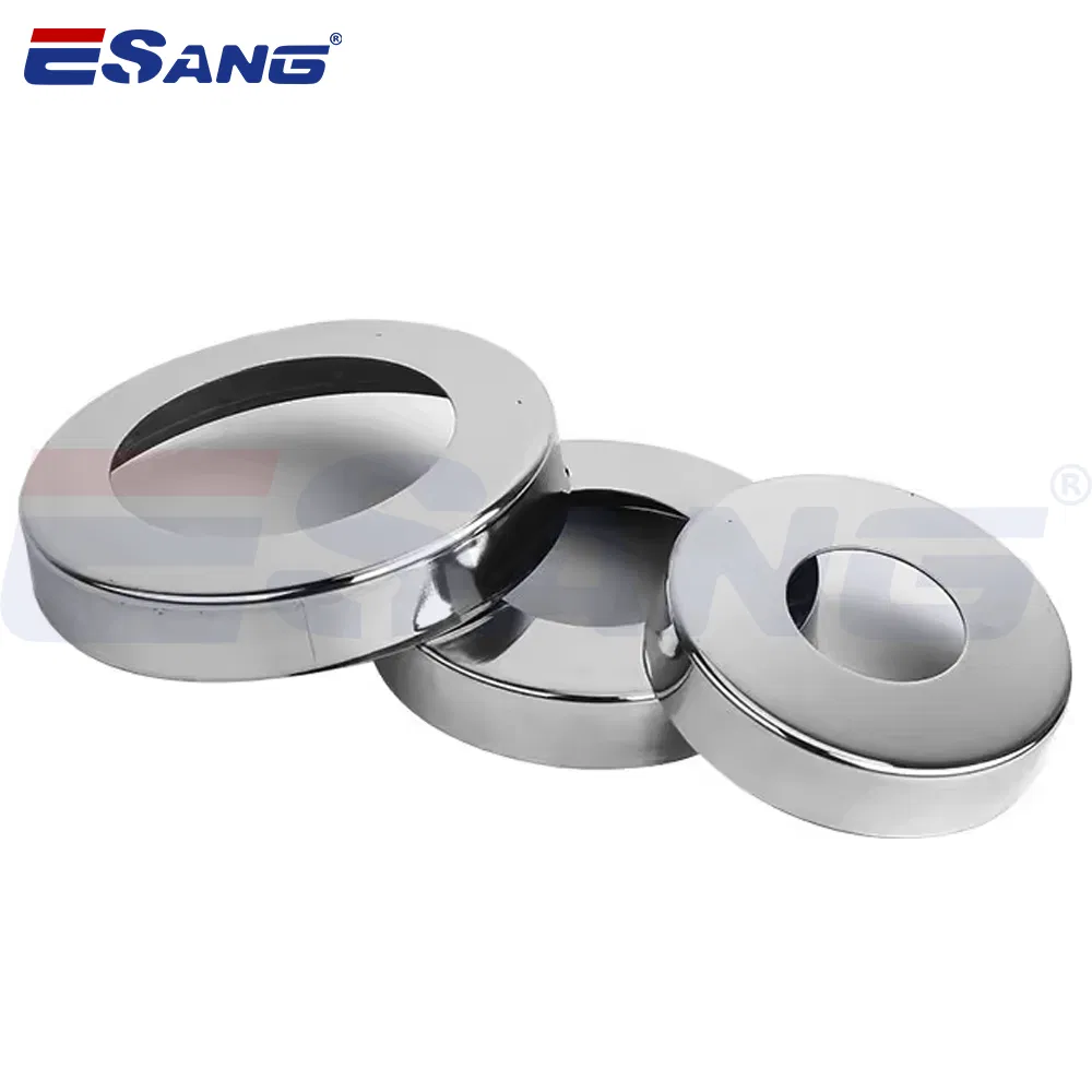 Esang Handrail Accessories Factory 201 304 316 Stainless Steel Stair Railing Balustrade Base Cover