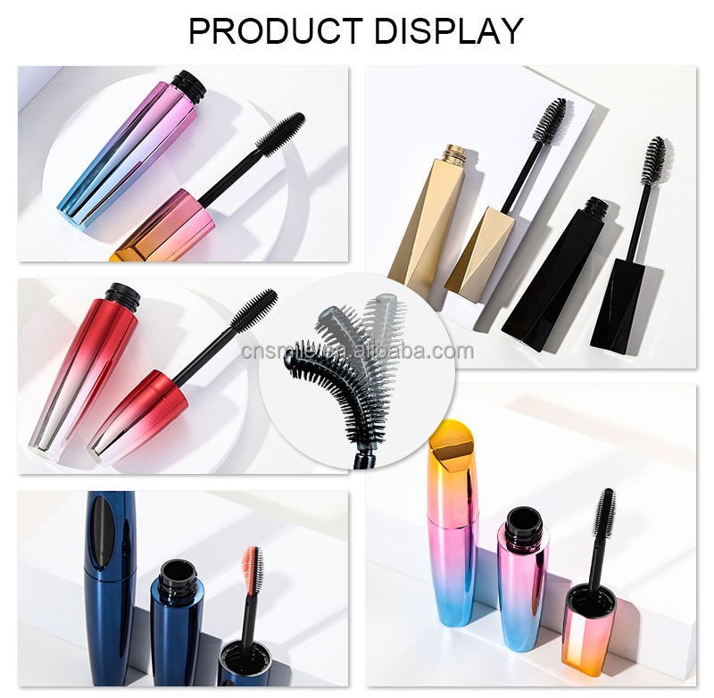 L334 Wholesale White Label Mascara Waterproof Volume 4D Liquid Clear Filled Mascara Waterproof Private Label