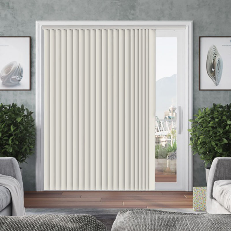 High Grade Home Decoration 3.5 Inch Vertical Blinds 88.9mm Slats Factory