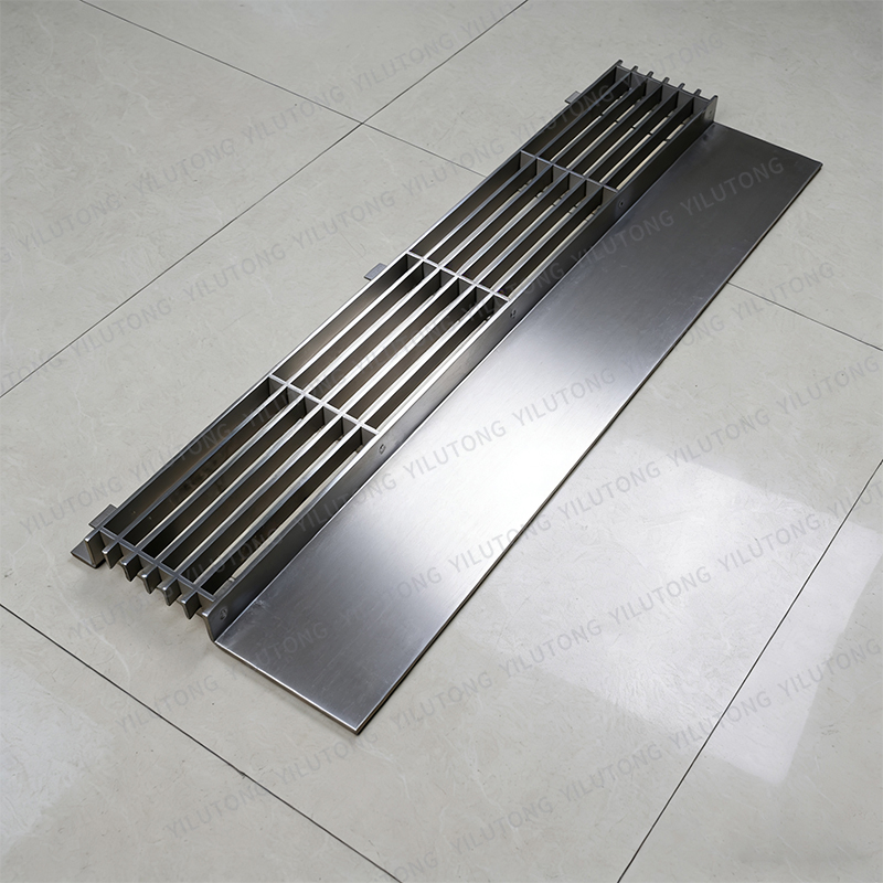 Premium Stainless Steel Linear Drain Channel Cover for Outdoor Use
