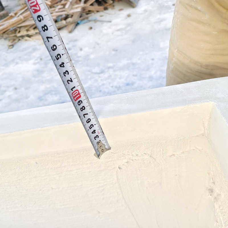 Горшок для растений напольный GRC цементный прямоугольный большой