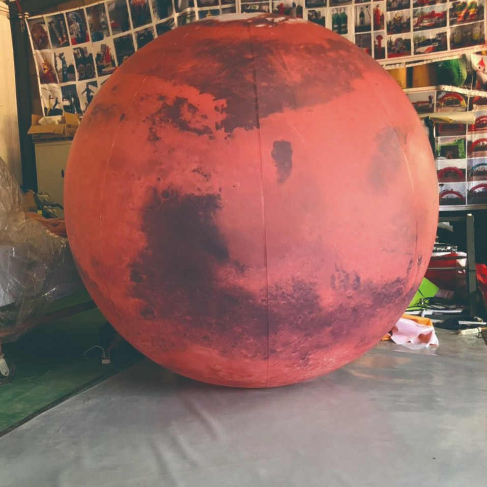 Outdoor LED Light Model Large Inflatable Moon Balloon for Advertising Decoration