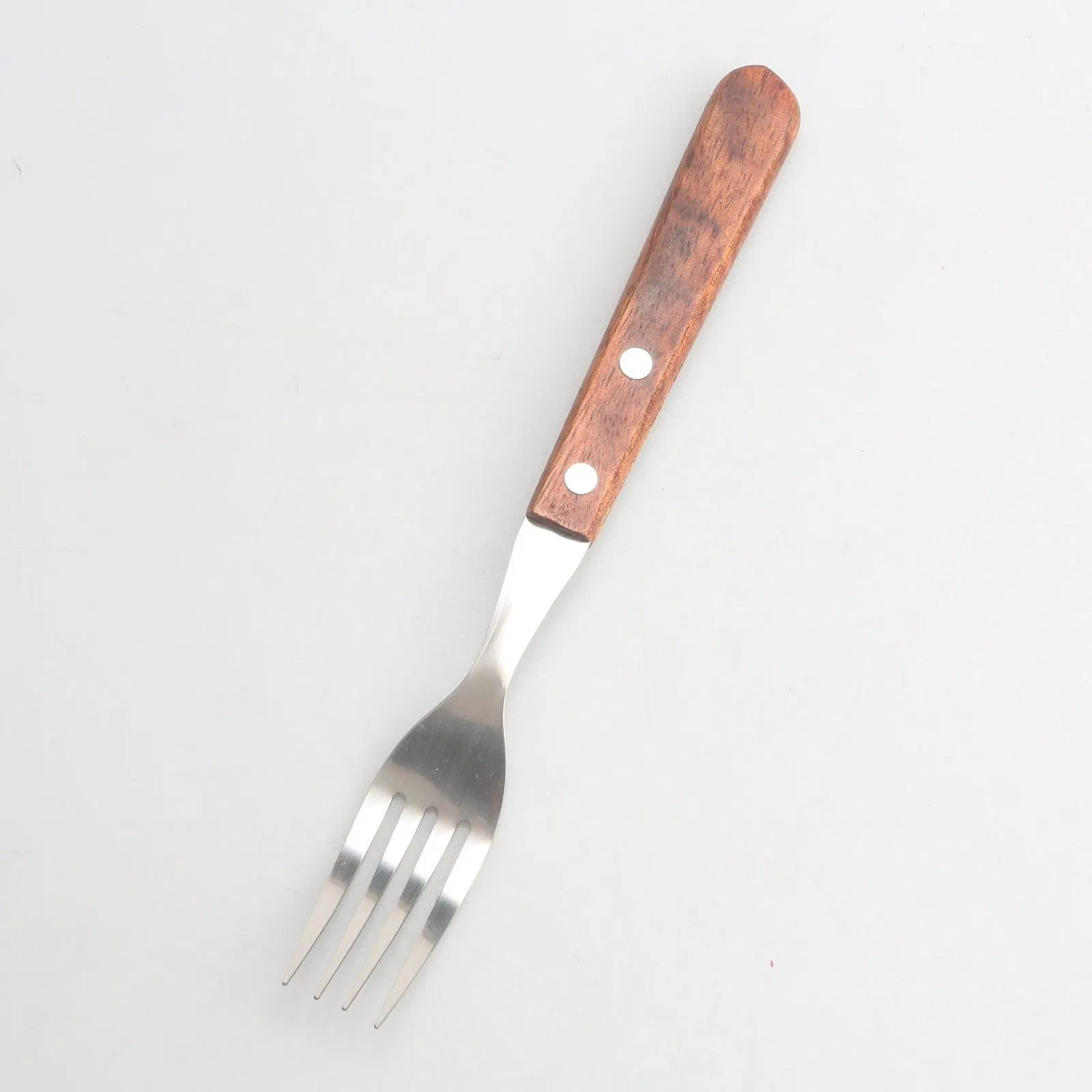 Stainless Steel Steak Knife Fork Spoon Set Cutlery Set with Wood Handle