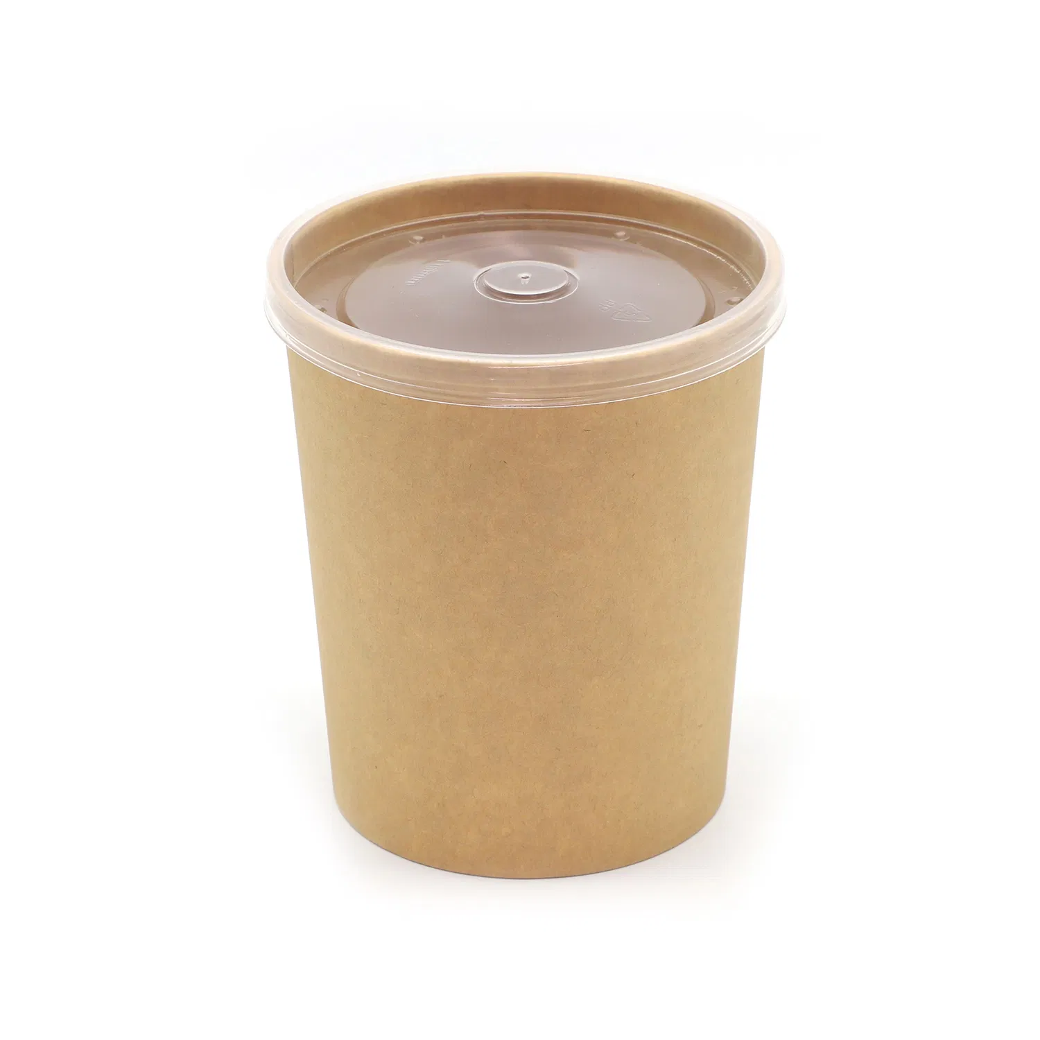 Disposable Brown Kraft or Light Brown Bamboo Pulp Paper Cups for Drinking or Dessert Like Ice Cream