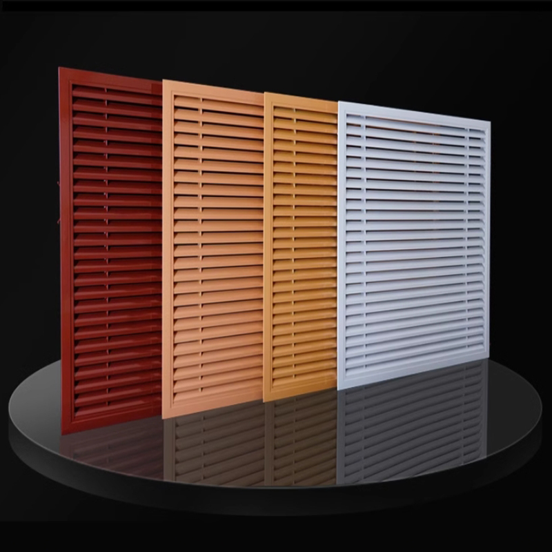 Fasec Casement Window Shutter Louver Blinds Door Aluminium Metal Grille Screen