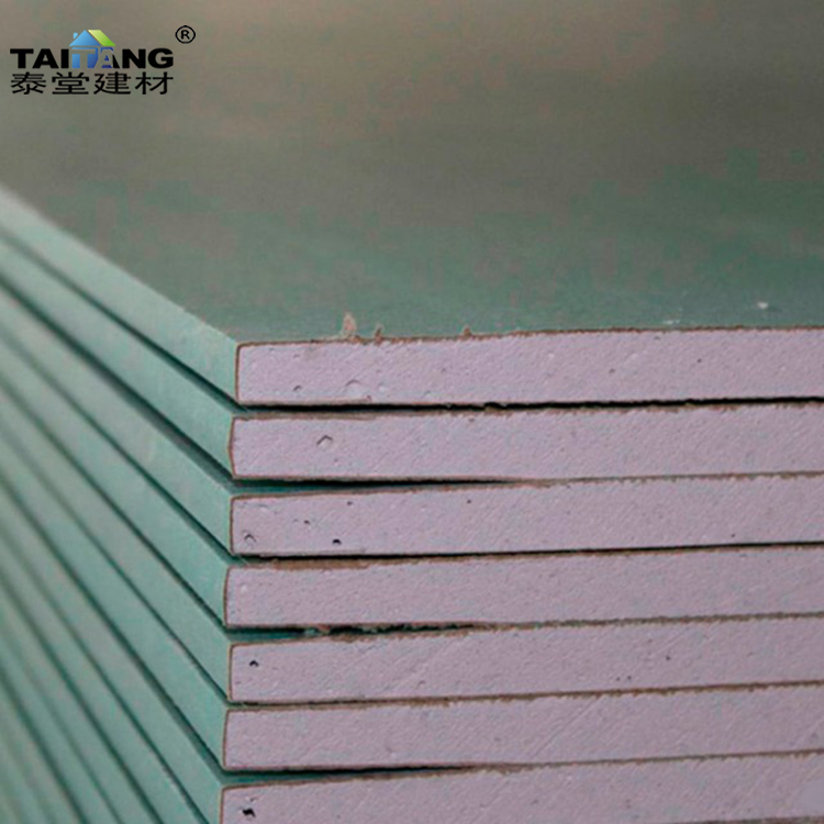 Drywall Waterproof Gypsum Board Panneau Gypse Vert