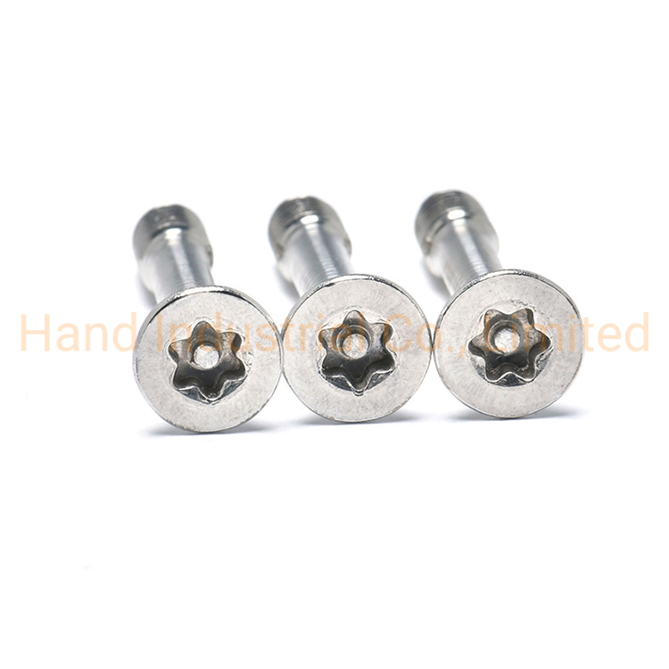 Винт панельный M4 Torx с пином, сталь A2/A4