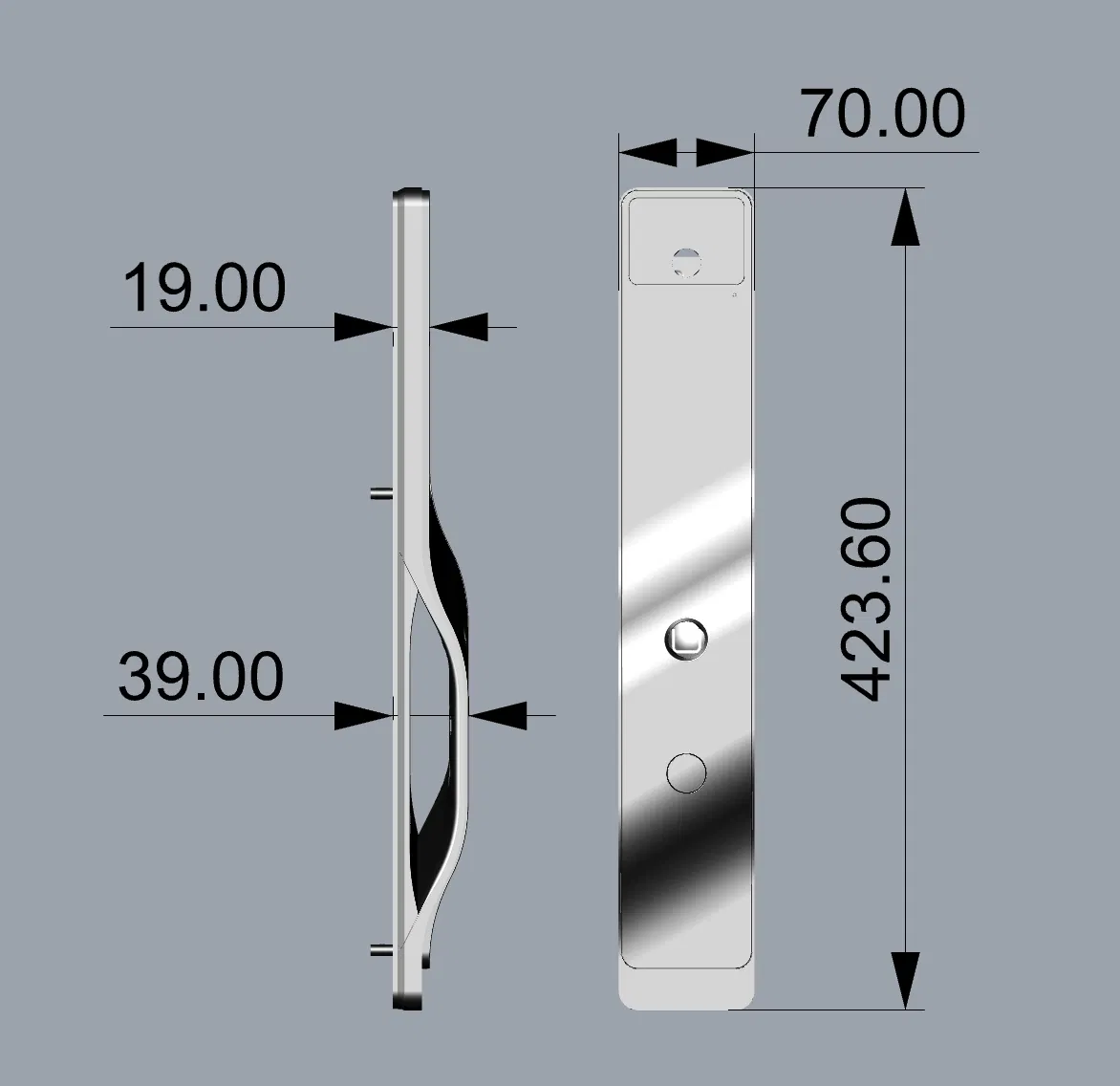 3D Security Face Recognition Electronic Magnetic Fingerprint Keyless WiFi Tuya Digital Smart Door Lock