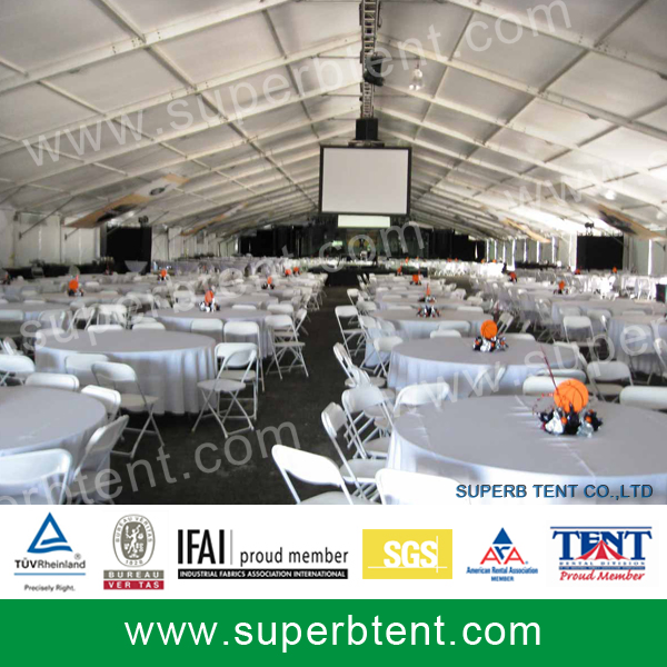 Aluminum Frame White Party Tent Foshan Factory Customizable