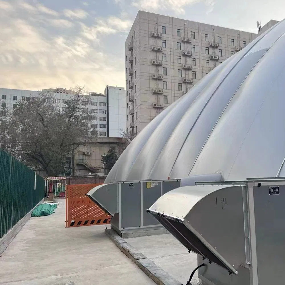 All-Weather Inflatable Dome for Continuous Excavation Wor Rain & Wind Protection