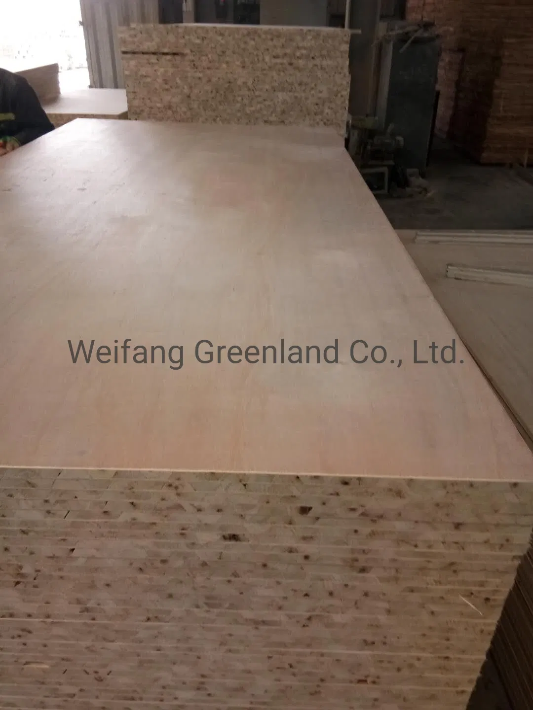 Good Quality Pine Wood Core/Falcate Core/Hardwood Core Block Board with Okume Film