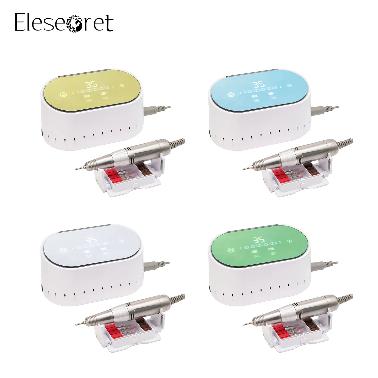 High Torque Professional High Speed 35000 Rpm Gel Remover Desktop Electric Nail Drill