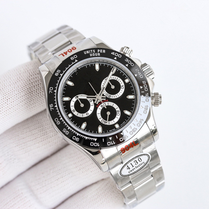 Wholesale Automatic Mechanical Watches Swiss Movement C Factory Men's Luxury Gift Multifunctional Chronograph Wrist Watch