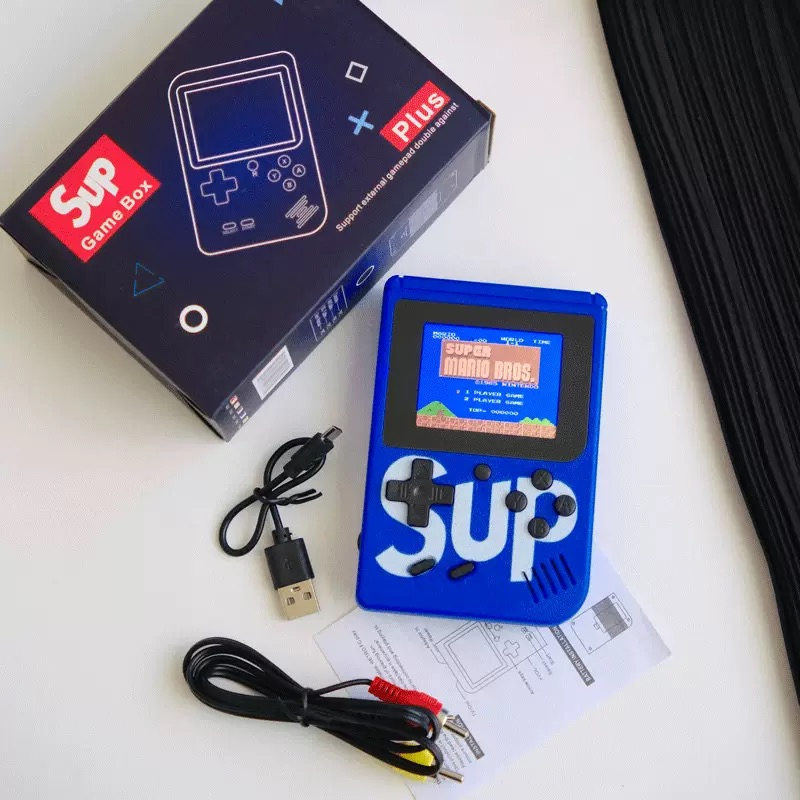 3.5 Inch 400 in 1 Big Screen Handheld Game Player Box Videojuegos 8 Bit TV Game with Controller for 2 Players