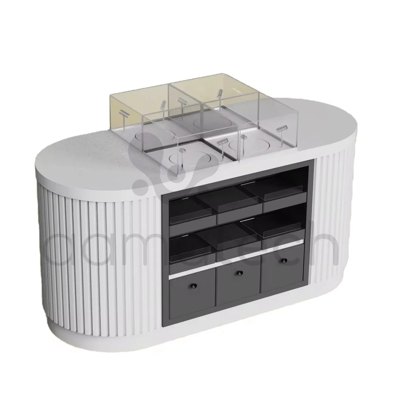 Factory Customized Brand Delicate High End Cosmetic Display Countertop