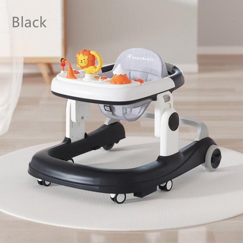 U-Type Baby Pram Anti-Rollover Foldable Baby Walkers in 9th Gear Height Adjustment