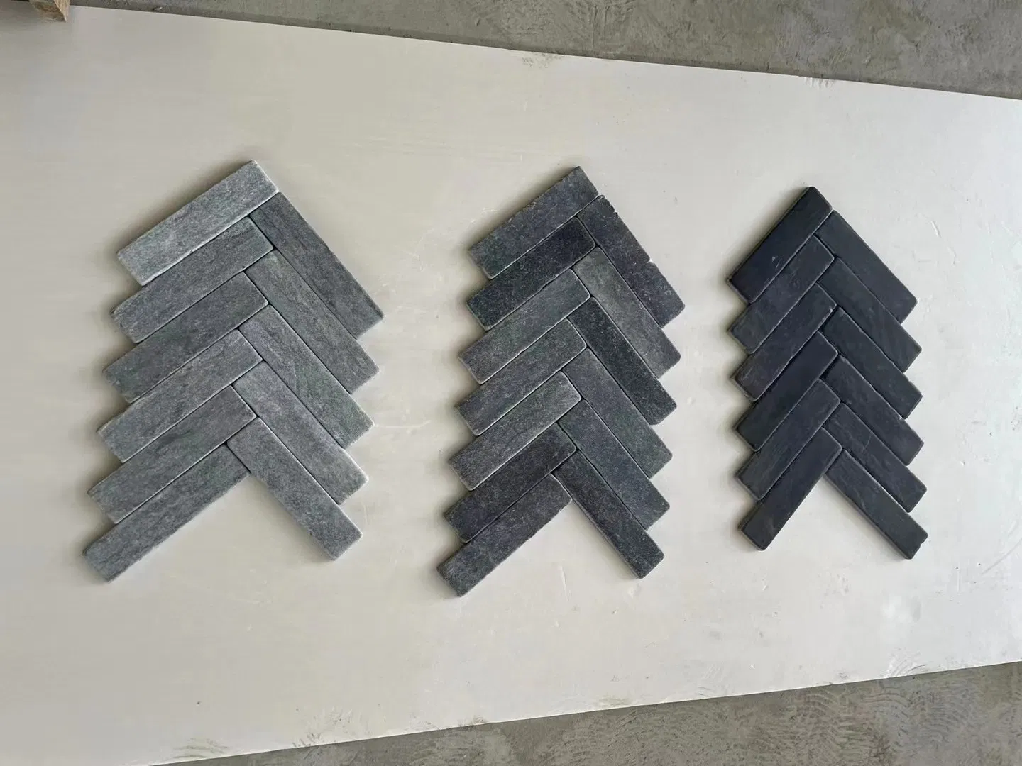 Grey&Black Travertine Stone Slab/Tile/Step/Coping/Paver/ French Pattern