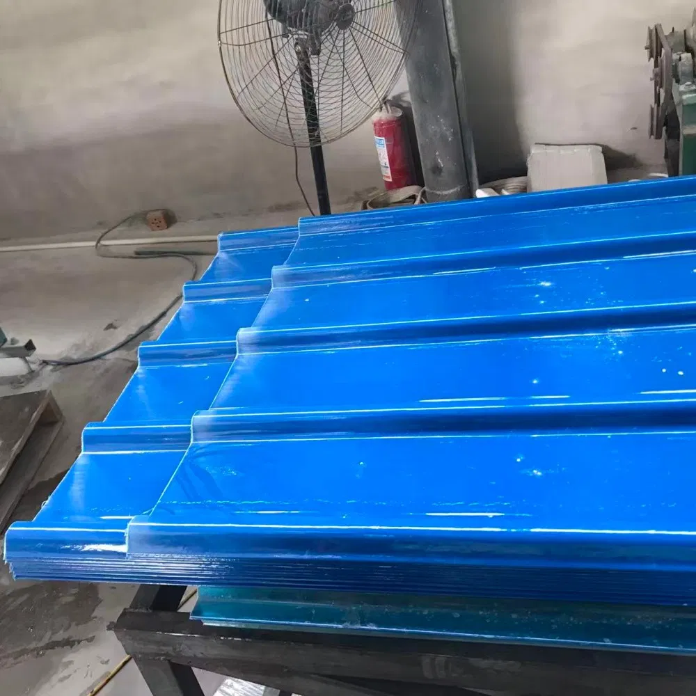 Durable Fiberglass Reinforced Polyester Translucent Corrugated Panel FRP Corrugated Plates
