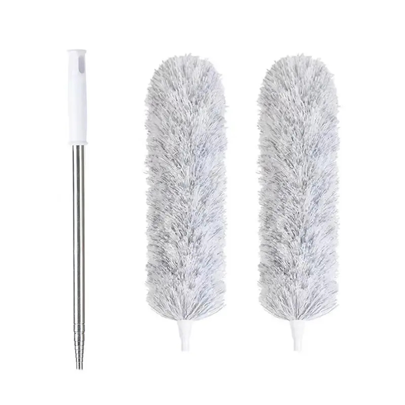 Retractable Stainless Steel Handle Microfiber Dusters Endable Head Ceiling Fan Duster