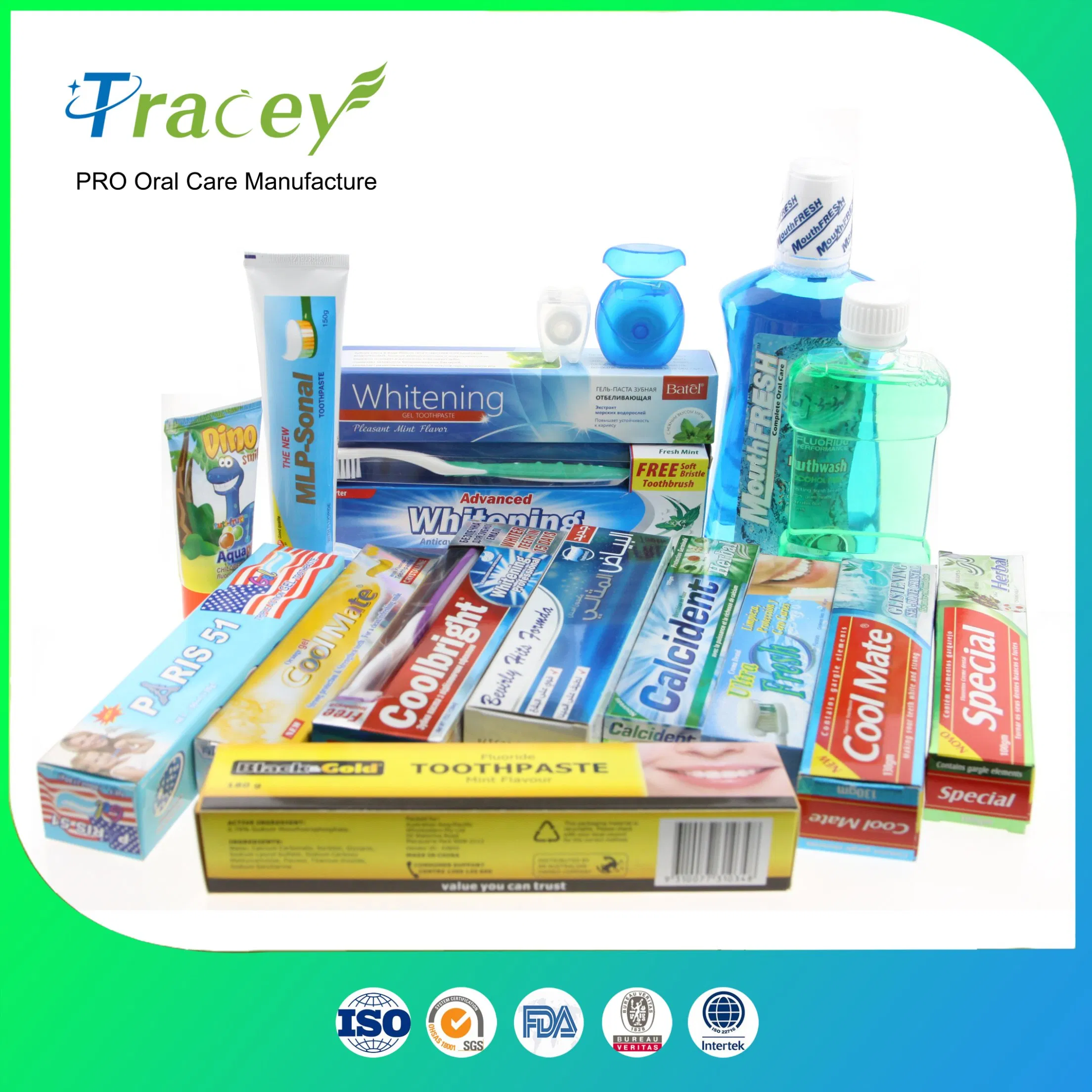 Whitening Toothpaste OEM Customized Oral Care Professional Toothpaste Mouthwash Manufacture