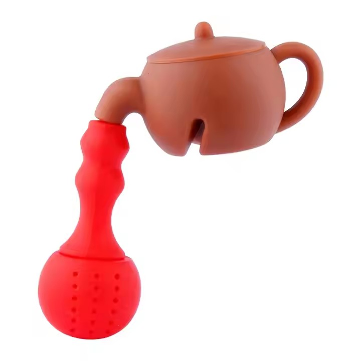 Силиконовый заварочный чайник-ситечко BPA Free