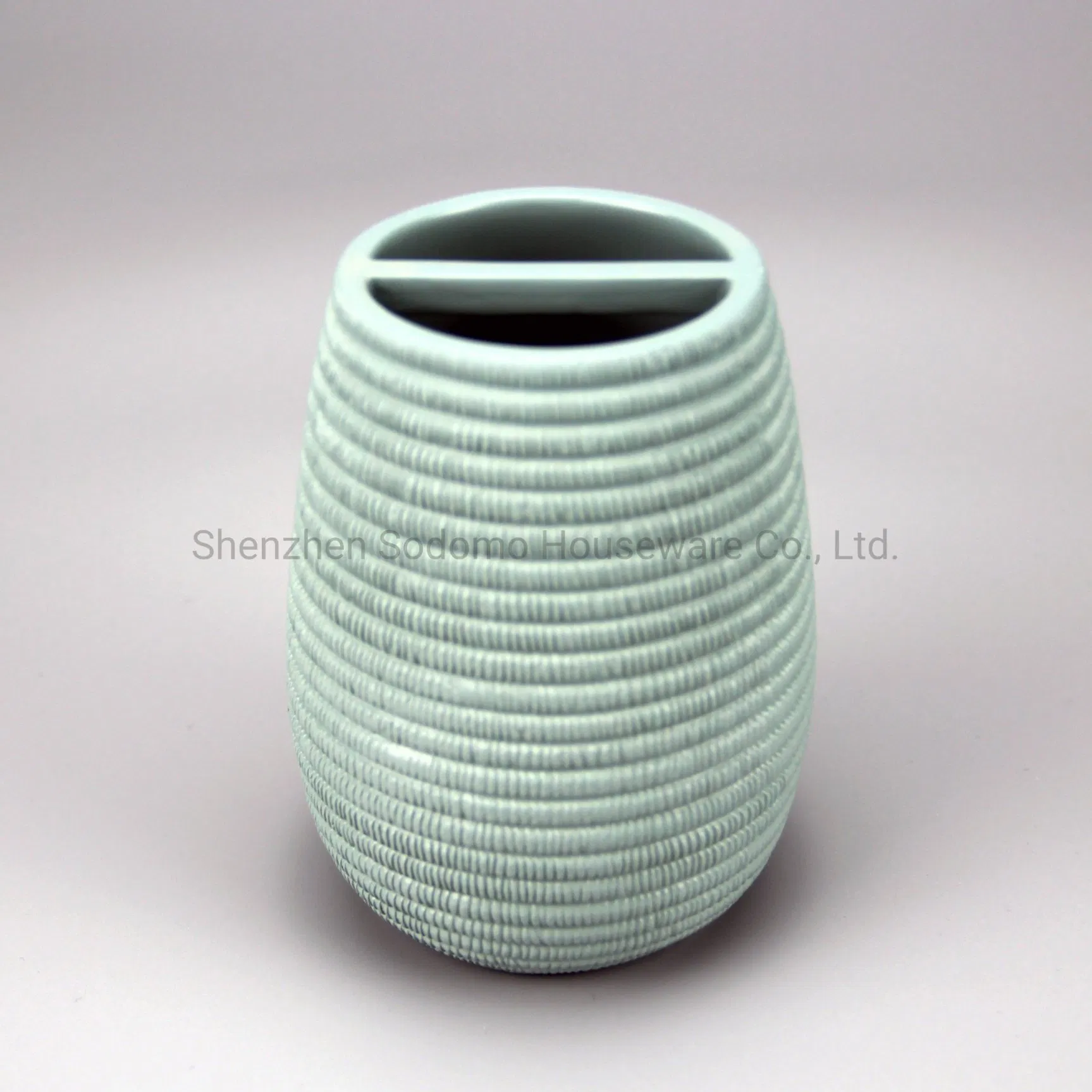 Best Quality Home Decoration Polyresin Toothbrush Holder (BP2362-CDE)