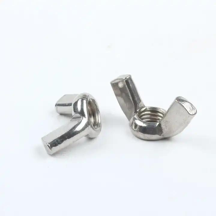 White Zinc Plated Carbon Steel Butterfly Wing Nut for Auto Part