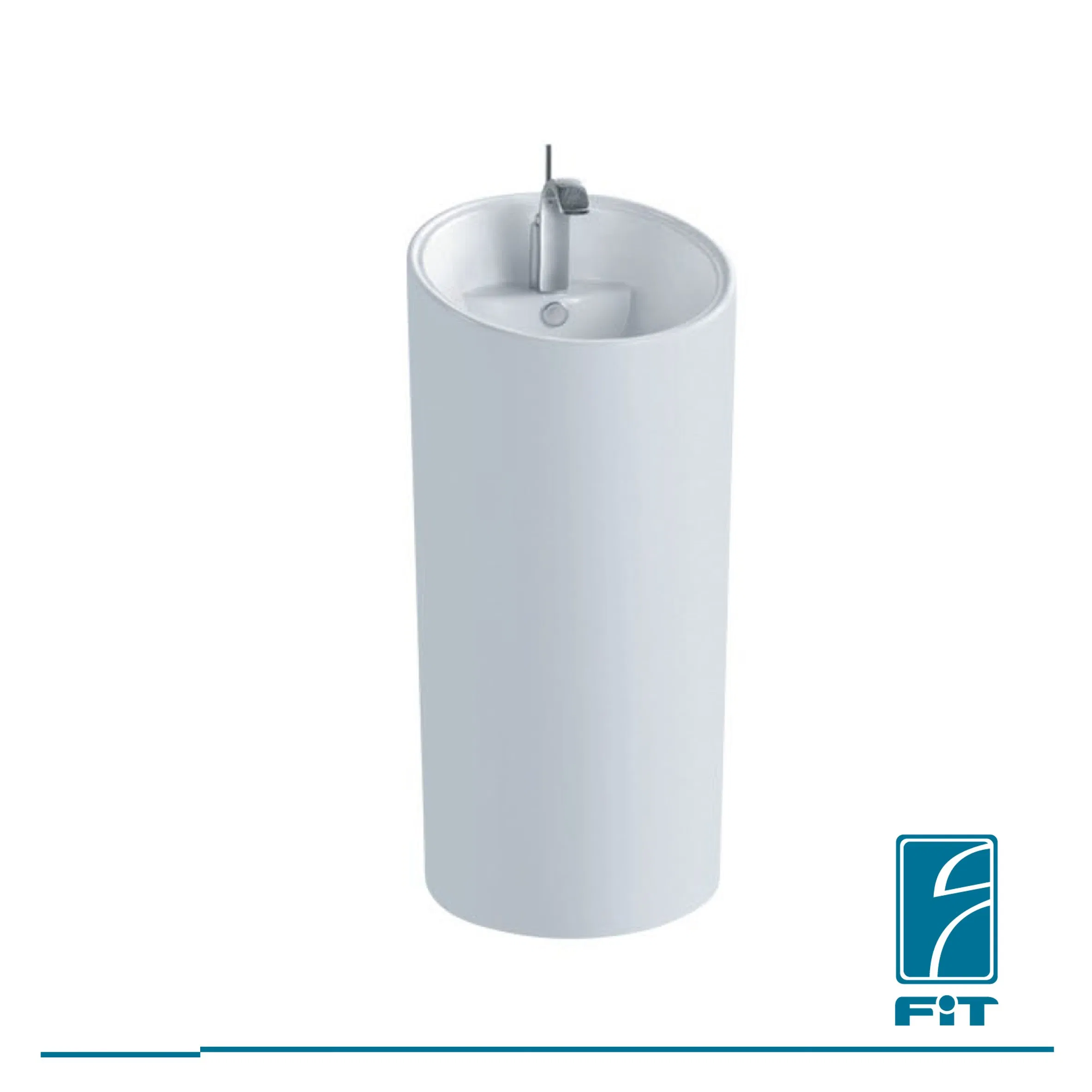 Stable Ceramic Wash Basin Standing Floor Sink Art Basin Square for Bathroom