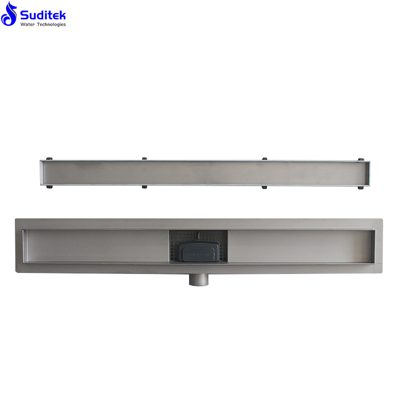 Superdrain Modern Design Luxury Hotel Bathroom Stainlesss Steel Linear Shower Floor Drain