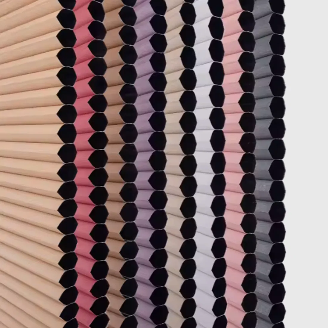 Multi Solid Color Non Woven Vertical Honeycomb Window Blind Blackout Fabric