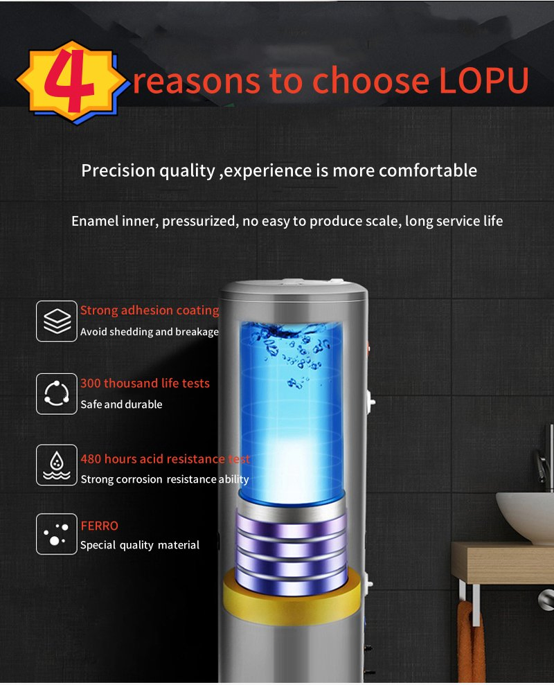 High-Efficiency 200L Aluminum Alloy Water Heating Heat Exchanger