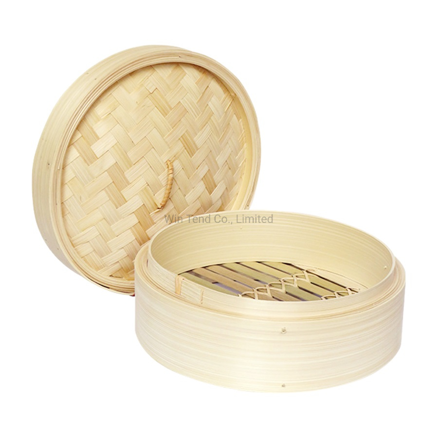 Бамбуковая пароварка круглая ручной работы