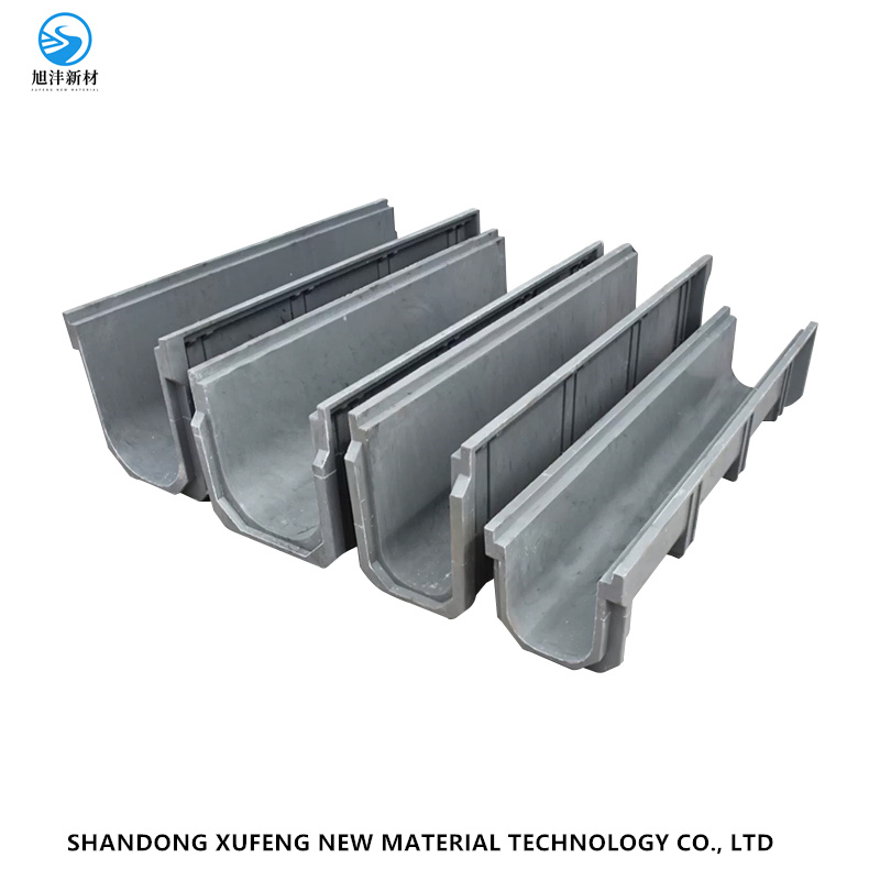 Дренажный лоток U-образный En124 A15 FRP/GRP U100-60-1000