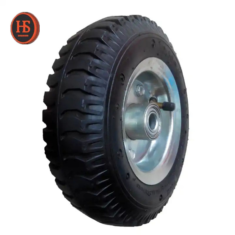 2.50-4 Pneumatic Rubber Wheel with Roller Bearing Air Wheel for Hand Trolley